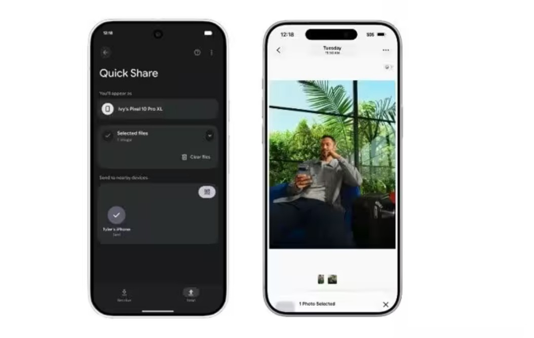 Google consigue la interoperabilidad entre Quick Share y AirDrop de Apple