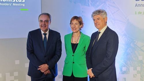 Tobias Martínez, Anne Bouverot y Toni Brunet