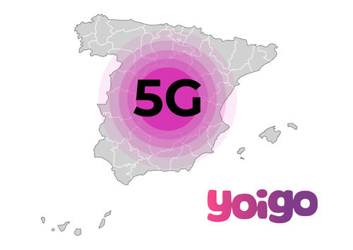 Yoigo lleva su 5G a 553 ciudades en 39 provincias