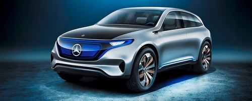 Concepto de Mercedes Benz de coche conectado