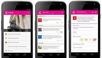 Entérate de las leyes que tramitan los diputados con la app Congreso 2.0