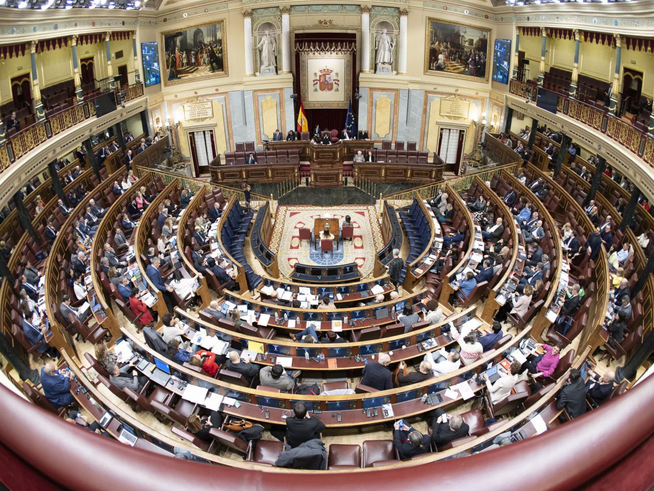 El Congreso durante la sesión plenaria del pasado 19 de diciembre de 2023