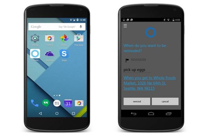 Cortana llega a Android