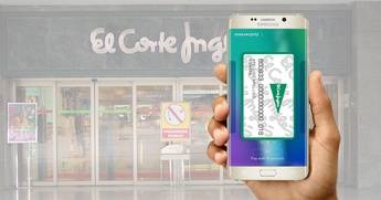 La tarjeta de El Corte Inglés se suma al pago por móvil de la mano de Samsung Pay