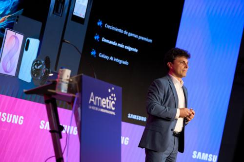 David Alonso, vicepresidente y responsable del negocio de Mobile eXperience de Samsung Electronics Iberia