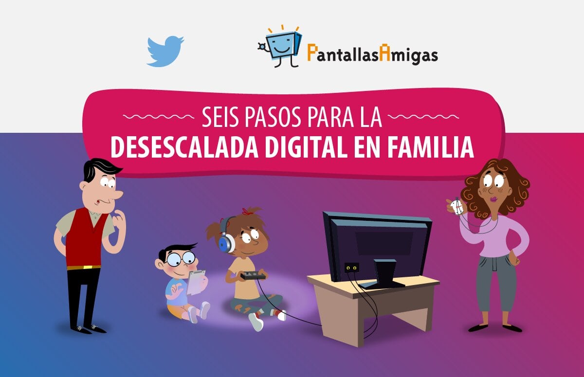 La desescalada digital en familia