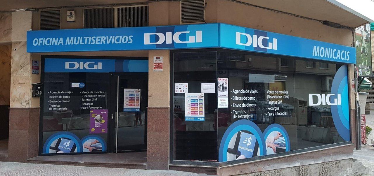 Digi ya ofrece sus servicios en toda España