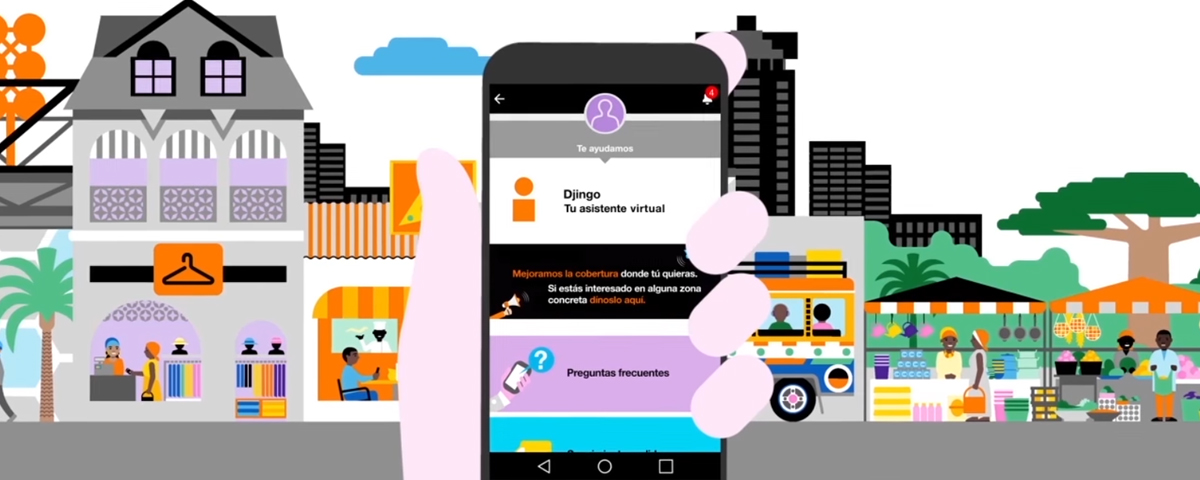 Djingo, recordamos al asistente virtual de Orange
 