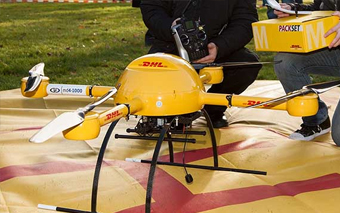 DHL lanza servicio de entregas a través de drones