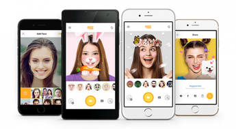 Egg, la nueva app de Line para realizar los selfies más divertidos