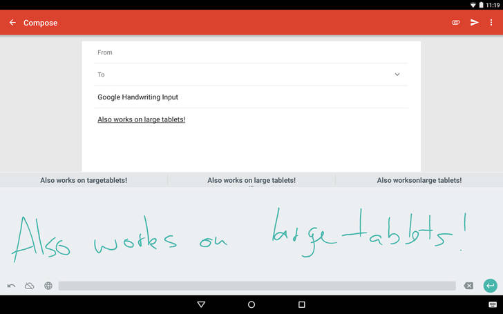 Google lanza una aplicación de escritura a mano para Android