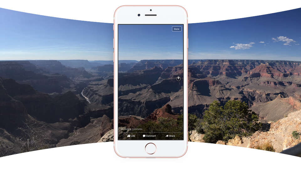 Ahora podrás capturar fotos en 360 grados con Facebook
 