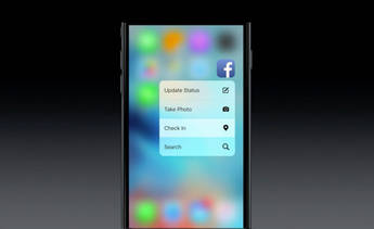 Nuevas funciones 3D Touch para Facebook