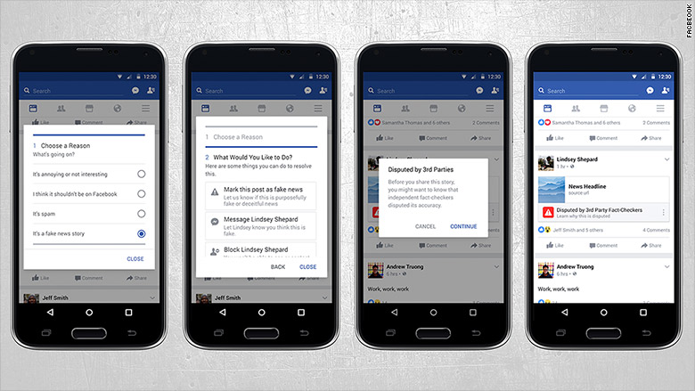 Facebook toma el control para combatir las noticias falsas
 