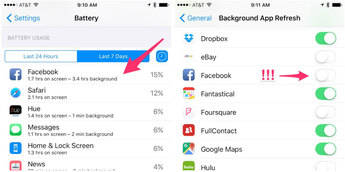 Fallo del app de Facebook consume la batería de tu iPhone