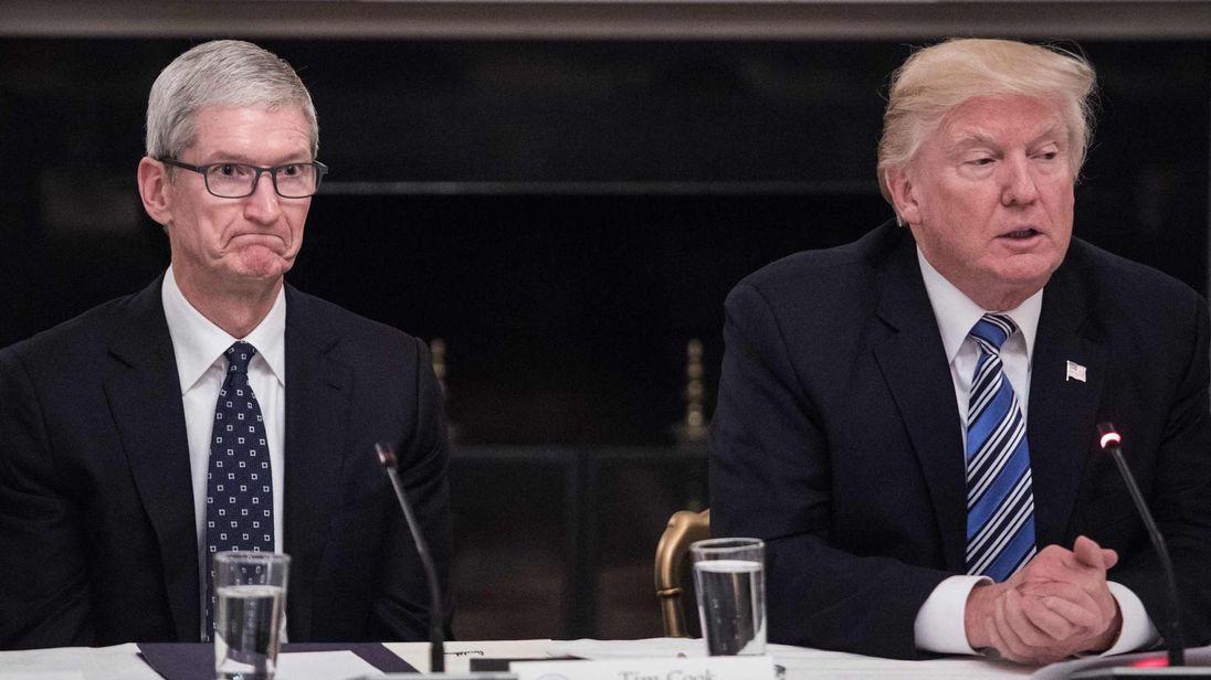 Tim Cook se reúne con Donald Trump esta tarde en Washington