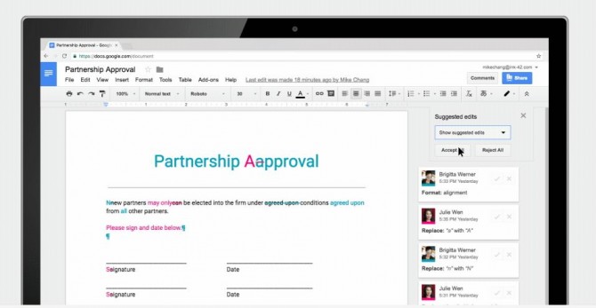 Google Docs tiene nuevas funcionalidades