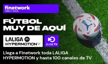 Finetwork lanza su televisión con 100 canales y el fútbol de segunda división