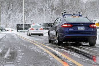 Ford se especializa en la conducción de vehículos autónomos sobre nieve