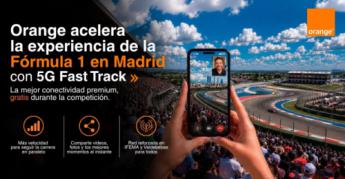 Orange refuerza su 5G en la Fórmula 1 de Madrid y activa gratis su Fast Track