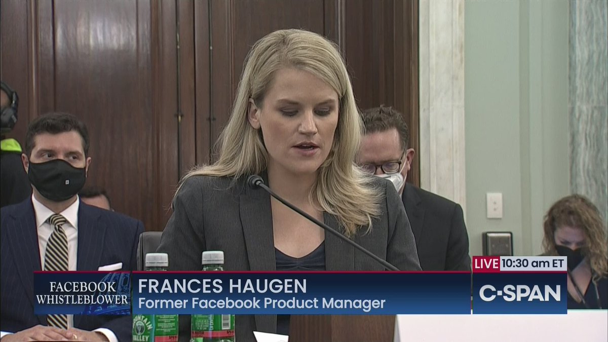 Frances Haugen, exempleada de Facebook