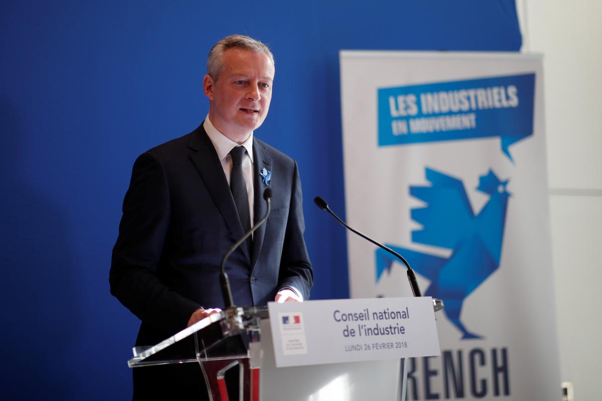 Bruno Le Maire, ministro francés de Economía y Finanzas