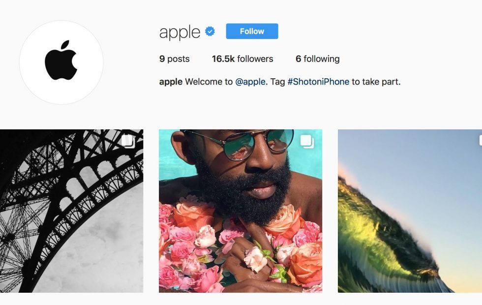 Apple crea su cuenta en Instagram
