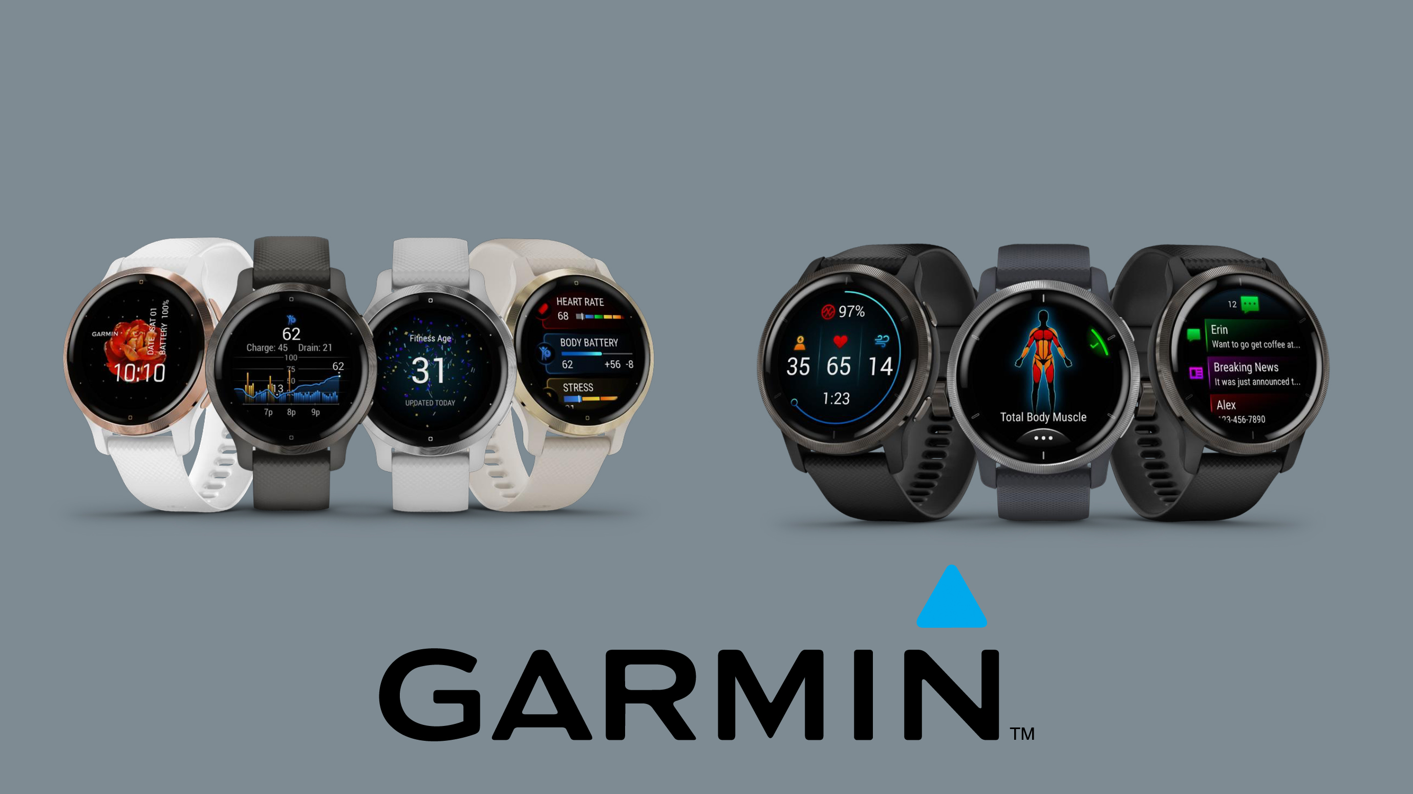 Los smartwatches Garmin Venu 3 y Venu 3S se lanzan con diseños