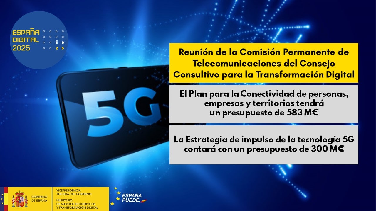 El Gobierno invertirá 300 millones en el despliegue de la 5G en 2021