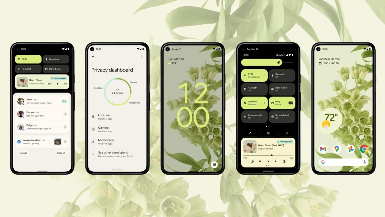 Google Android 12 nuevo diseño