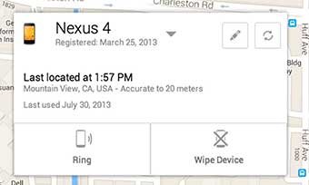 Android Device Manager, encuentra tu Smartphone perdido 