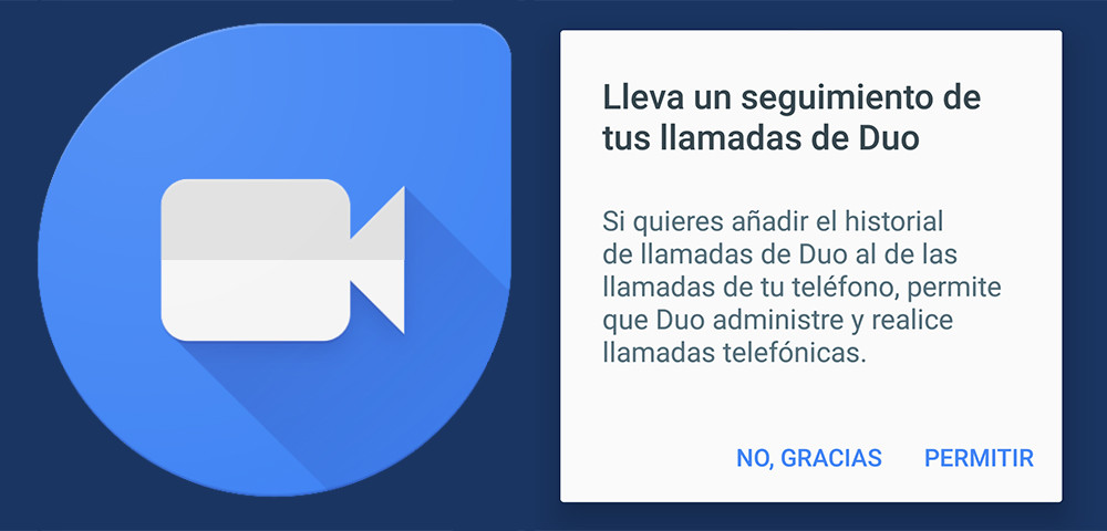 Videollamadas de Google Duo se integra al registro general del móvil
 