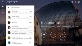 Google Hangouts tiene su propio sitio web