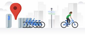 Google Maps incorpora información en tiempo real sobre estaciones de bicis en alquiler en Madrid y Barcelona