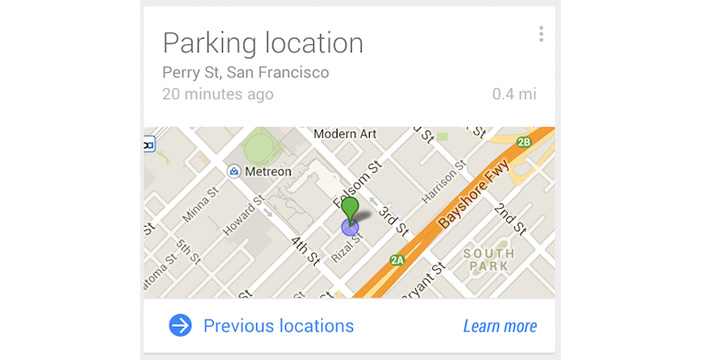 Google Maps ahora te indica el lugar en el que aparcaste el coche