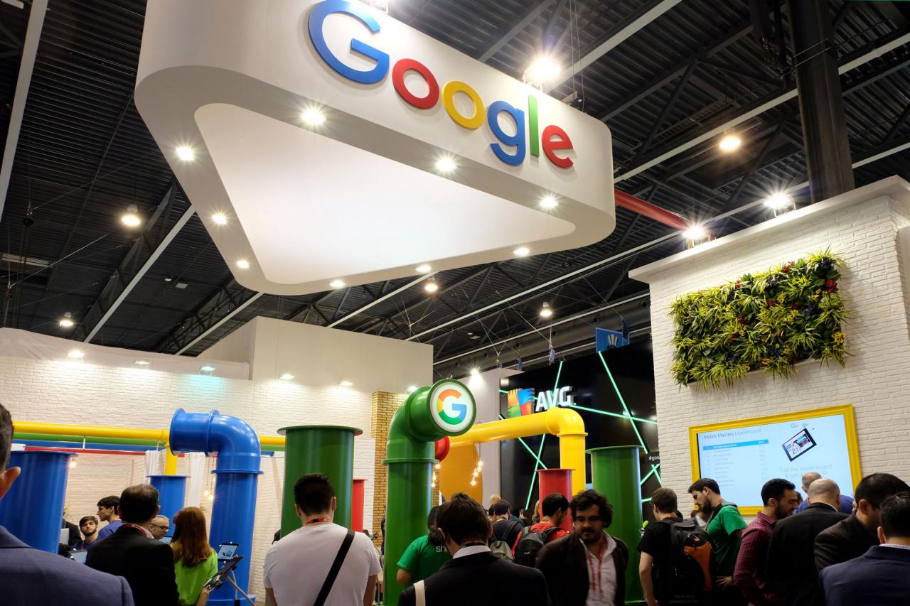 Stand de Google en el MWC Barcelona 2016