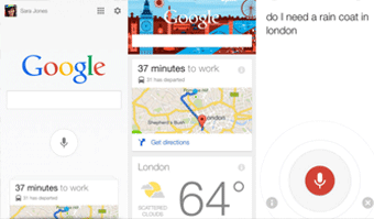 Google Now se actualiza para iOS con notificaciones, nuevas tarjetas, control por voz y más