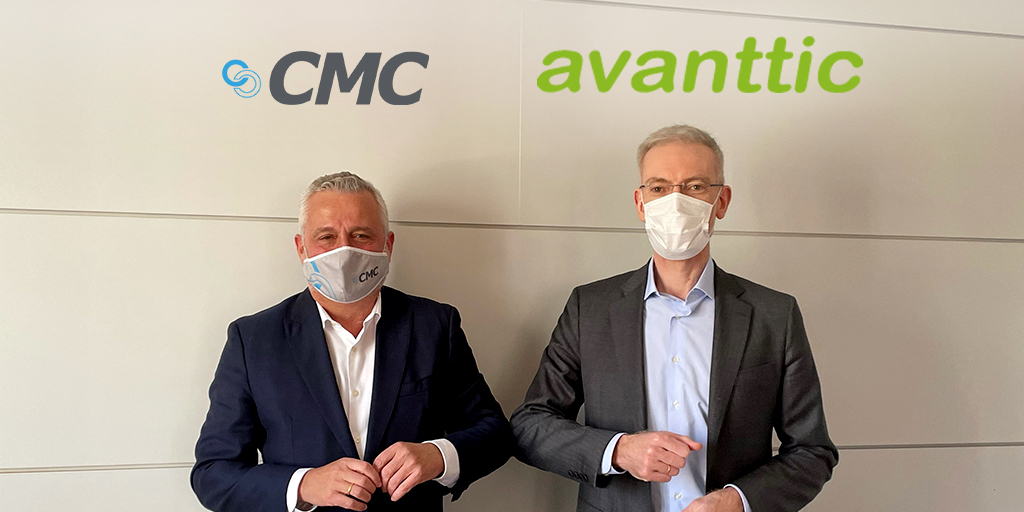 Jaime Hortelano, CEO de Grupo CMC junto a JesÃºs GarcÃ­a, CEO de Avanttic