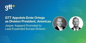 GTT nombra a Ernie Ortega como presidente de la División para América y Jesper Aagaard para la División de Europa