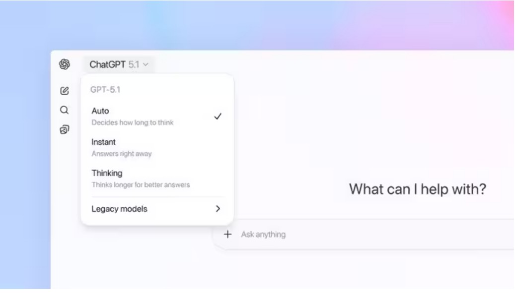 O penAI eleva el listón de la IA conversacional con GPT-5.1 y sus nuevos modelos Instant y Thinking