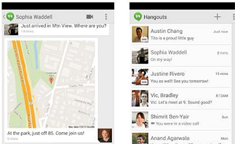 Google Hangouts se actualiza para iOS  y Android