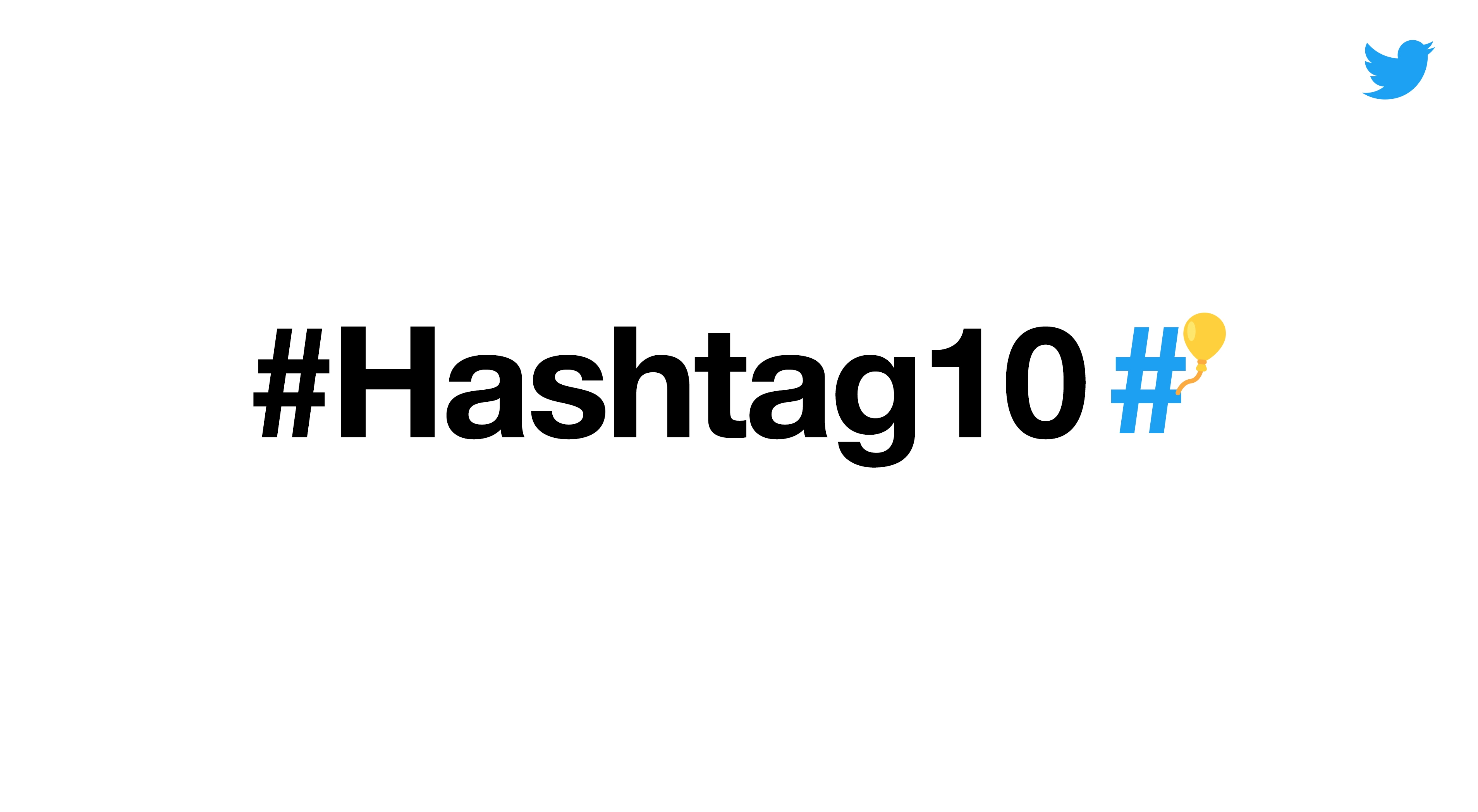 Los hashtags de Twitter cumplen 10 años