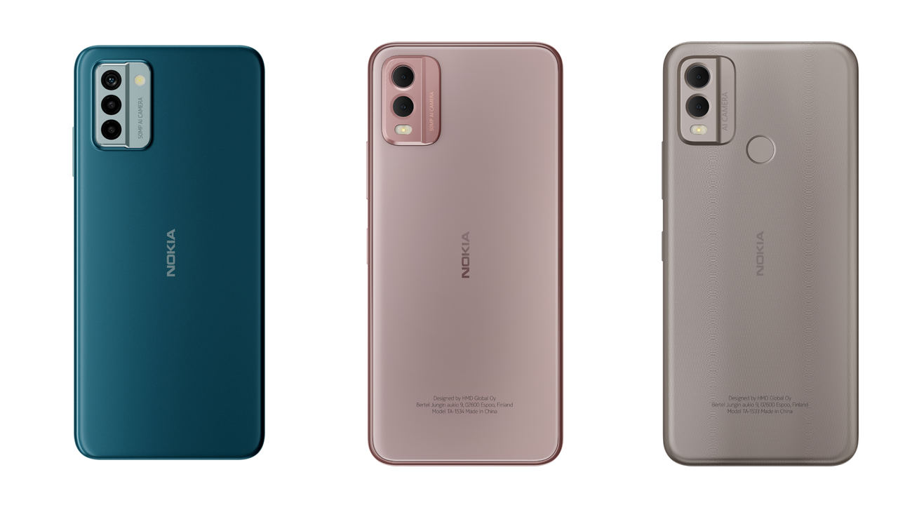 Nokia G22, Nokia C32 y Nokia C22