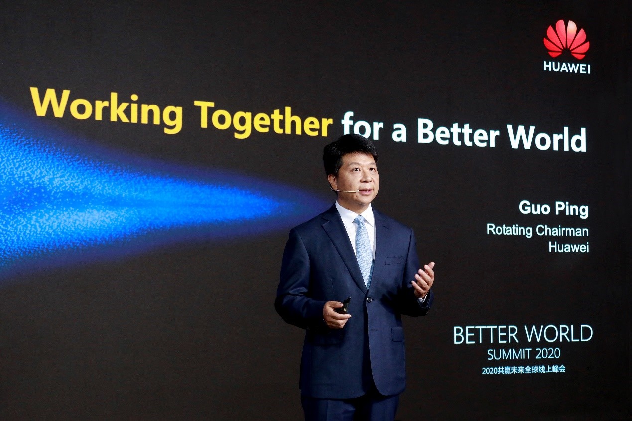 Guo Ping durante su intervención en el Better World Summit online