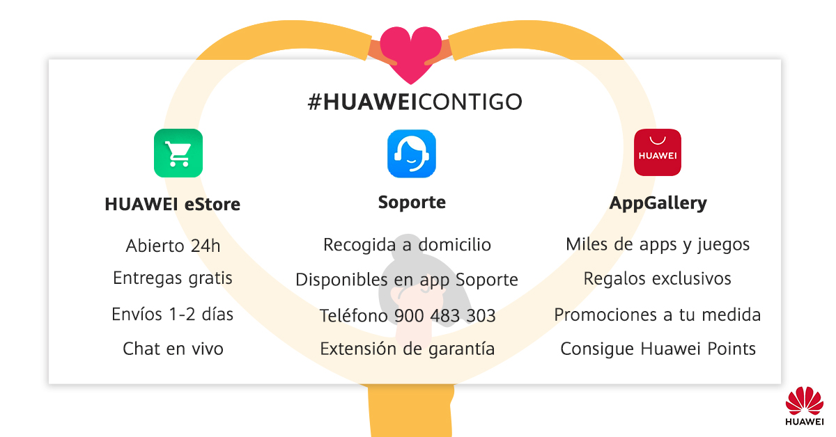 Huawei amplía el plazo de garantía de sus productos y mantiene sus servicios en España pese al coronavirus