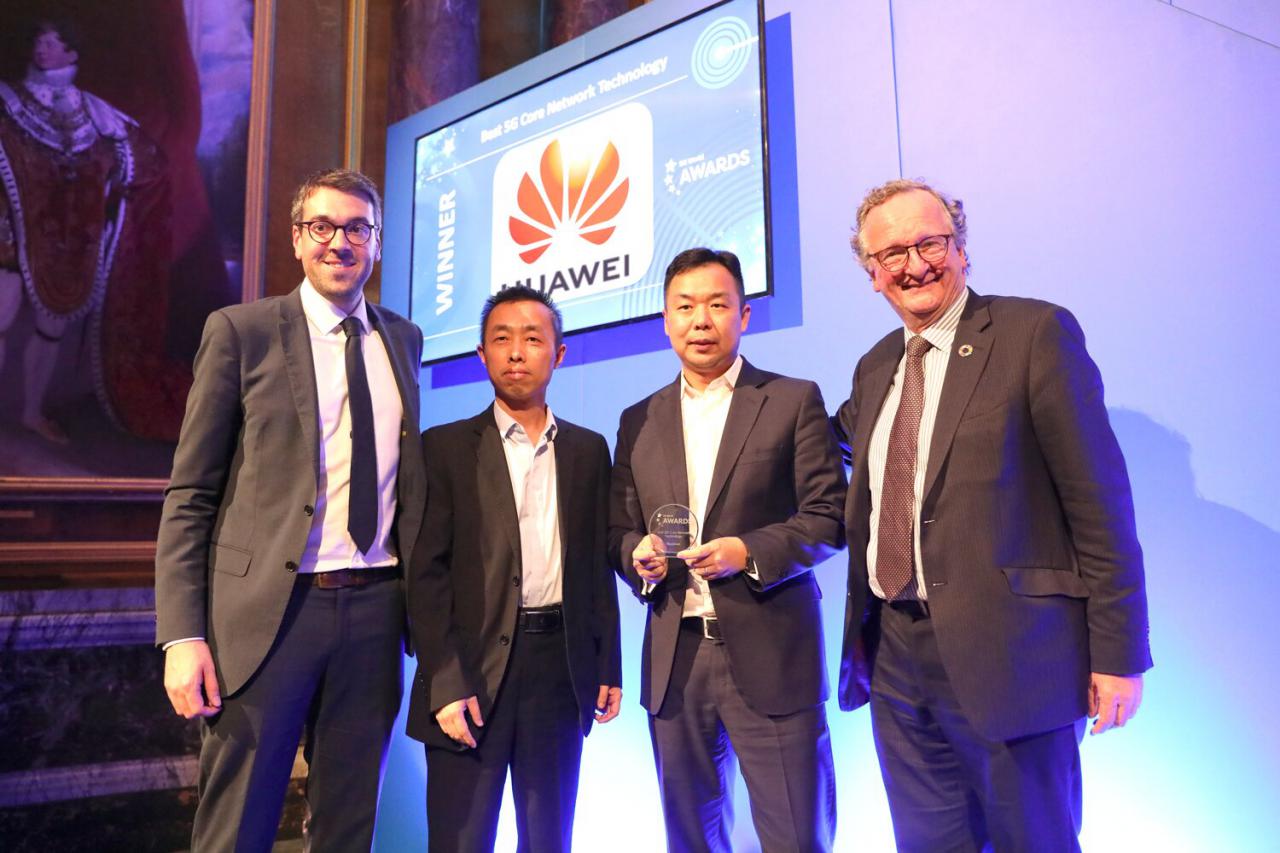 Huawei, galardonada con el premio 'Mejor tecnología de núcleo de red 5G'