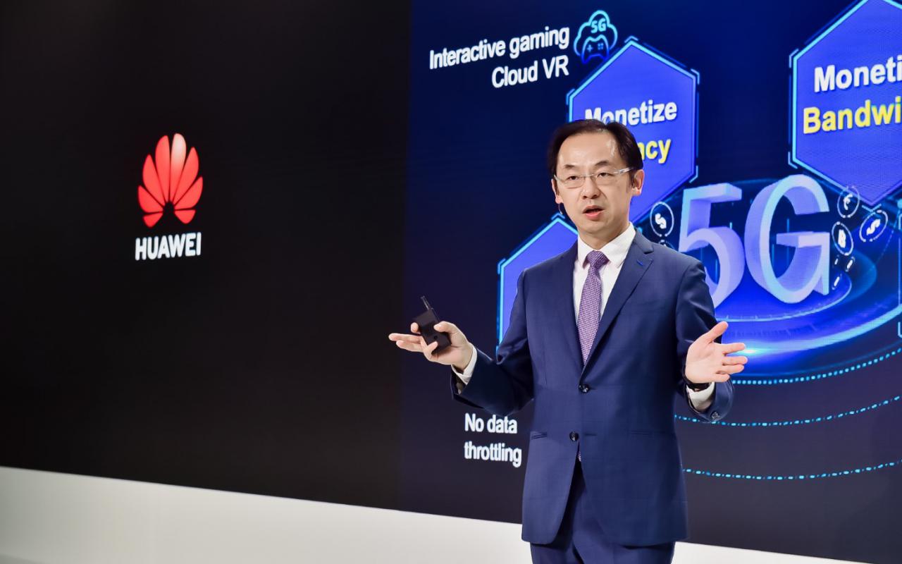Ryan Ding, presidente de la Unidad de Negocio de Carrier de Huawei