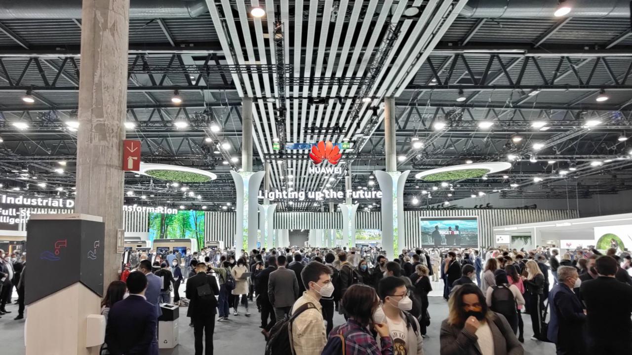 Stand de Huawei en el MWC Barcelona 2022