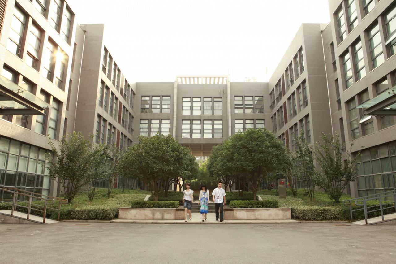 Centro de investigación de Huawei en la ciudad de Wuhan