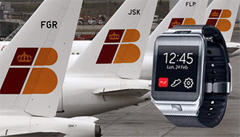 El Samsung Gear 2 funcionará como 'Boarding Pass' para vuelos de Iberia